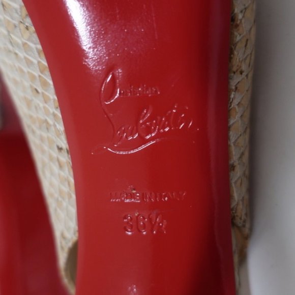 Christian Louboutin No Prive 120 Cork Size 36.5 - Picture 11 of 11
